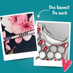 Courleys Online Nähkurs - Die Flachnähte der Overlock