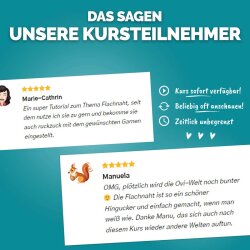 Courleys Online Nähkurs - Die Flachnähte der Overlock