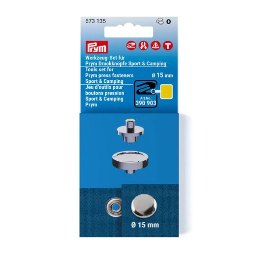 Prym Werkzeug-Set für Druckknöpfe Sport 15 mm