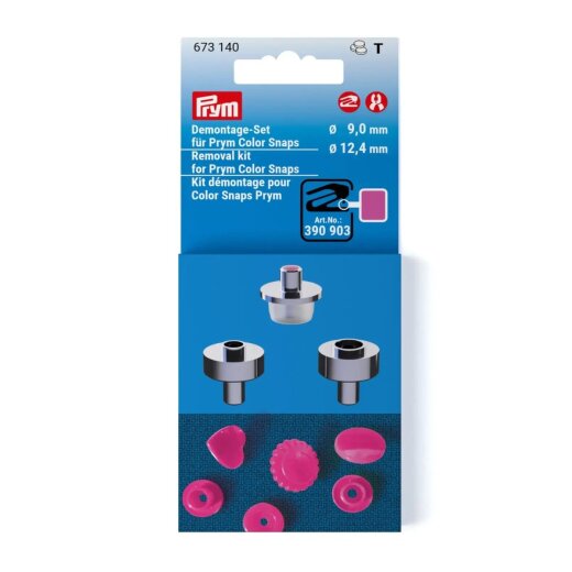 Prym NF Demontage-Set für Color Snaps 9+12,4mm