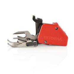 BERNINA Roter Obertransportfuß #50 mit drei Wechselsohlen und Kantenlineal