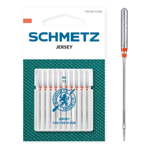 Schmetz Jersey-Nadel 10 Stück Nm80 130/705H SUK