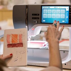 Bernina 770 QE PRO mit Stickmodul