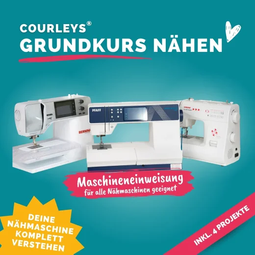 Courleys Online Nähkurs - Grundkurs Nähen