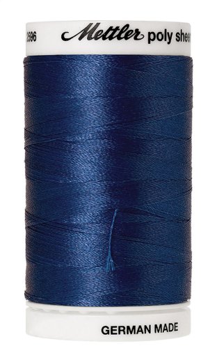 Mettler POLY SHEEN Stickgarn - Kaiserliches Blau (3622) - 800m