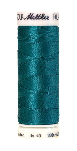 Mettler POLY SHEEN Stickgarn - Wirklich blaugrün (4452) - 200m
