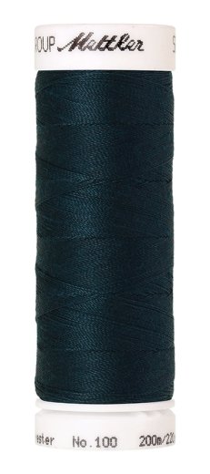 Mettler SERALON Garn - Dunkelgrünliches Blau (0763) - 200m