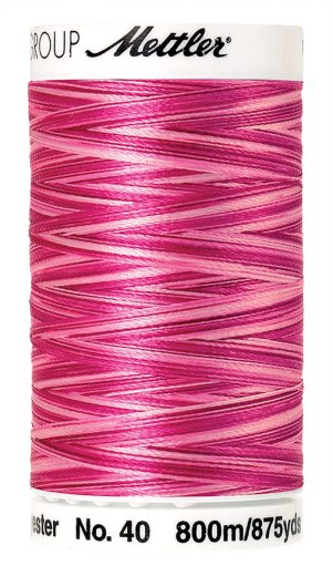 AMANN METTLER Stickgarn POLY SHEEN MULTI® - Lipstick Pinks  (9923) - 800 m - No.40