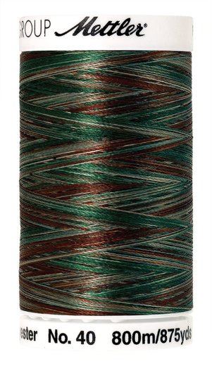 AMANN METTLER Stickgarn POLY SHEEN MULTI® - Forest Woods (9982) - 800 m - No.40