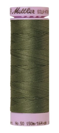Mettler SILK FINISH COTTON Garn - Verbrannte Olive (0731) - 150m