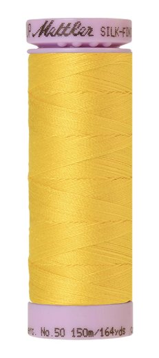 Mettler SILK FINISH COTTON Garn - Lebendiges Gelb (2263) - 150m