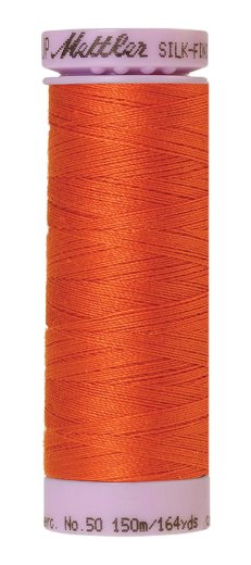 Mettler SILK FINISH COTTON Garn - Mandarine (6255) - 150m