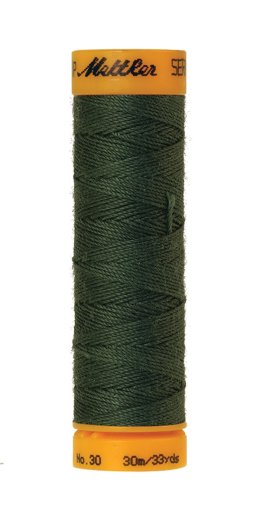AMANN METTLER Knopflochgarn Zierstichgarn SERALON® - Dunkelgrün (0627) - 30 m - No.30