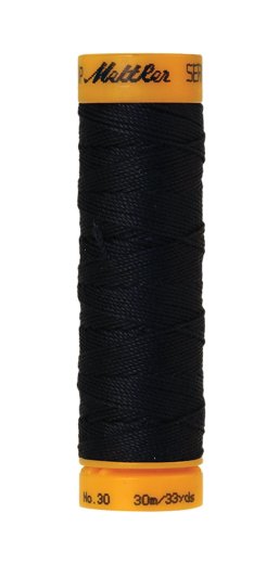 AMANN METTLER Knopflochgarn Zierstichgarn SERALON® - Dunkelstes Blau (0821) - 30 m - No.30