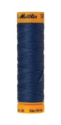 AMANN METTLER Knopflochgarn Zierstichgarn SERALON® - Stahlblau (1316) - 30 m - No.30