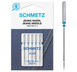 Schmetz Jeans-Nadel 5 Stück Nm90 130/705