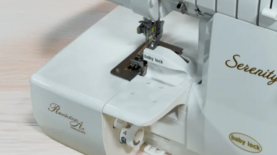Babylock Serenity Overlocktisch für Zubehör und zusätzliche Arbeitsfläche