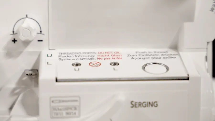 RevolutionAir-Lufteinfädelung der Babylock Serenity für Greifer und Nadeln