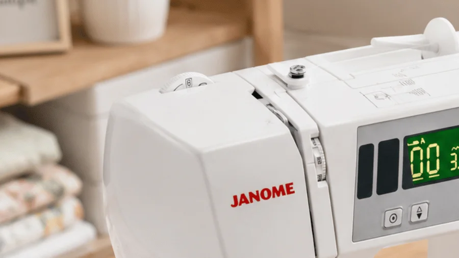 Janome 230DC Nähfußdruck einstellen